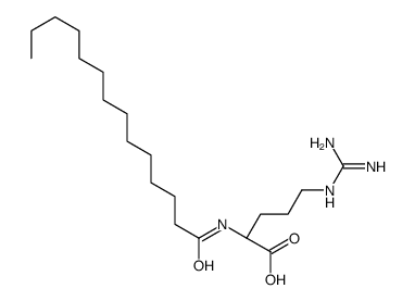 N2-(1-oxotetradecyl)-L-arginine Structure