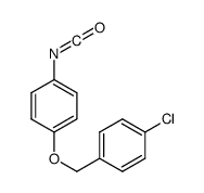 1-chloro-4-[(4-isocyanatophenoxy)methyl]benzene结构式