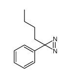 3-butyl-3-phenyldiazirine Structure