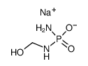 hydroxymethyl-phosphorodiamidic acid, sodium salt Structure