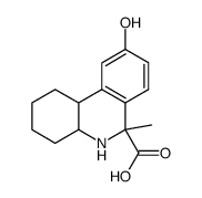 9-hydroxy-6-methyl-1,2,3,4,4a,5,6,10b-octahydro-phenanthridine-6-carboxylic acid Structure