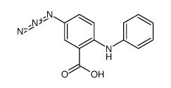 2-anilino-5-azidobenzoic acid结构式