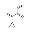 2-cyclopropylpenta-1,4-dien-3-one结构式