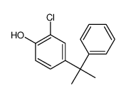 2-chloro-4-(2-phenylpropan-2-yl)phenol结构式