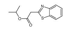 2-(苯并[d]噻唑-2-基)乙酸异丙酯结构式