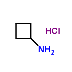 Cyclobutanamine hydrochloride (1:1) Structure