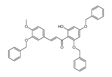 3',4',6'-tri-O-benzyl-2'-hydroxy-4-methoxychalcone结构式
