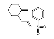 3-(2-methylidenecyclohexyl)prop-1-enylsulfonylbenzene Structure