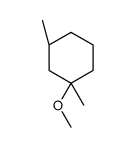 (1R,3R)-1-methoxy-1,3-dimethylcyclohexane Structure