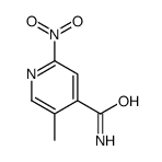 5-methyl-2-nitropyridine-4-carboxamide Structure