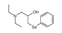1-(diethylamino)-3-phenylselanylpropan-2-ol结构式