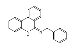 N-benzylphenanthridin-6-amine结构式