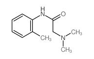 2-dimethylamino-N-(2-methylphenyl)acetamide结构式