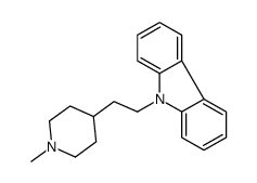 9-[2-(1-Methyl-4-piperidyl)ethyl]-9H-carbazole Structure