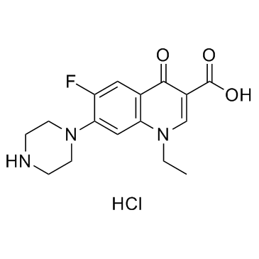 Norfloxacin hydrochloride Structure