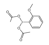 bis(acetyloxy)-(2-methoxyphenyl)-λ(3)-iodane Structure