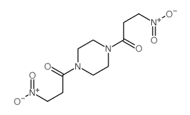 Piperazine,1,4-bis(3-nitro-1-oxopropyl)- (9CI)结构式