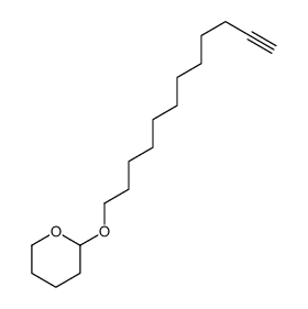 12-(Tetrahydro-2H-pyran-2-yloxy)-1-dodecyne Structure