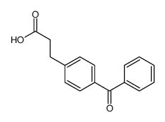3-(4-benzoylphenyl)propanoic acid Structure