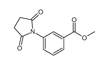 Methyl 3-(2,5-dioxopyrrolidin-1-yl)benzoate Structure