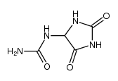 1-(2,5-Dioxo-4-imidazolidinyl)ure Structure
