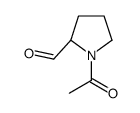 2-Pyrrolidinecarboxaldehyde, 1-acetyl-, (S)- (9CI) Structure