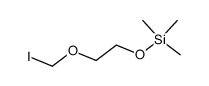 [2-(trimethylsiloxy)ethoxy]methyl iodide Structure