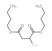 Butanedioic acid,2-mercapto-, 1,4-dibutyl ester structure