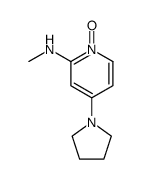 2-(methylamino)-4-(pyrrolidin-1-yl)pyridine 1-oxide Structure