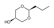 cis-2-n-propyl-5-hydroxy-1,3-dioxane结构式