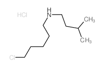 1-Pentanamine,5-chloro-N-(3-methylbutyl)-, hydrochloride (1:1) Structure