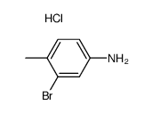3-bromo-4-methyl-aniline, hydrochloride Structure
