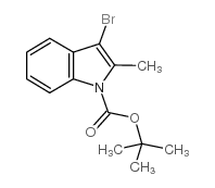 1-BOC-3-BROMO-2-METHYLINDOLE Structure