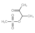2-Butanone, 3-[ (methylsulfonyl)oxy]- Structure