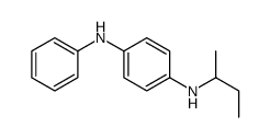 N-(1-methylpropyl)-N'-phenylbenzene-1,4-diamine structure