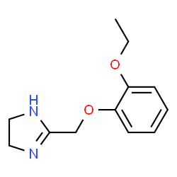 1H-Imidazole,2-[(2-ethoxyphenoxy)methyl]-4,5-dihydro-(9CI) Structure