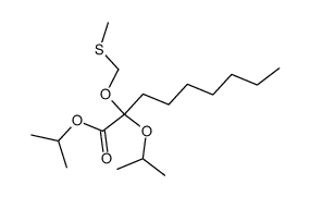 isopropyl 2-isopropoxy-2-((methylthio)methoxy)nonanoate结构式