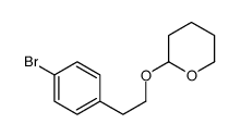 2-(4-Bromophenethoxy)tetrahydro-2H-pyran Structure