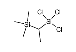 1-trichlorosilyl-1-trimethylsilylethane Structure