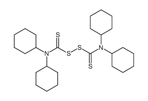 tetracyclohexylthiuram disulfide Structure