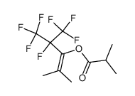 4,5,5,5-tetrafluoro-2-methyl-4-(trifluoromethyl)pent-2-en-3-yl isobutyrate Structure