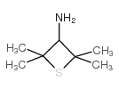 3-氨基-2,2,4,4-四甲基硫杂环丁烷结构式