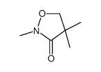 2,4,4-trimethyl-1,2-oxazolidin-3-one结构式