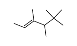 (E)-3,4,5,5-tetramethyl-hex-2-ene Structure
