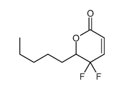 3,3-difluoro-2-pentyl-2H-pyran-6-one结构式