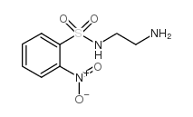 N-(2-氨基乙基)-2-硝基苯磺酰胺结构式