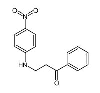 3-(4-nitroanilino)-1-phenylpropan-1-one Structure