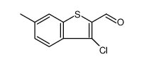 3-Chloro-6-Methylbenzo[b]thiophene-2-carbaldehyde结构式