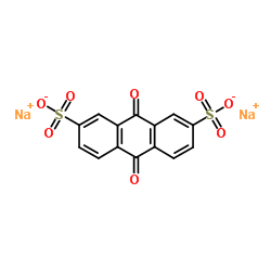 anthraquinone-2,7-disulfonic acid, disodium salt structure