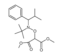 2-[N-tert-butyl-N-(2-methyl-1-phenyl-propyl)-aminooxy]-malonic acid dimethyl ester结构式